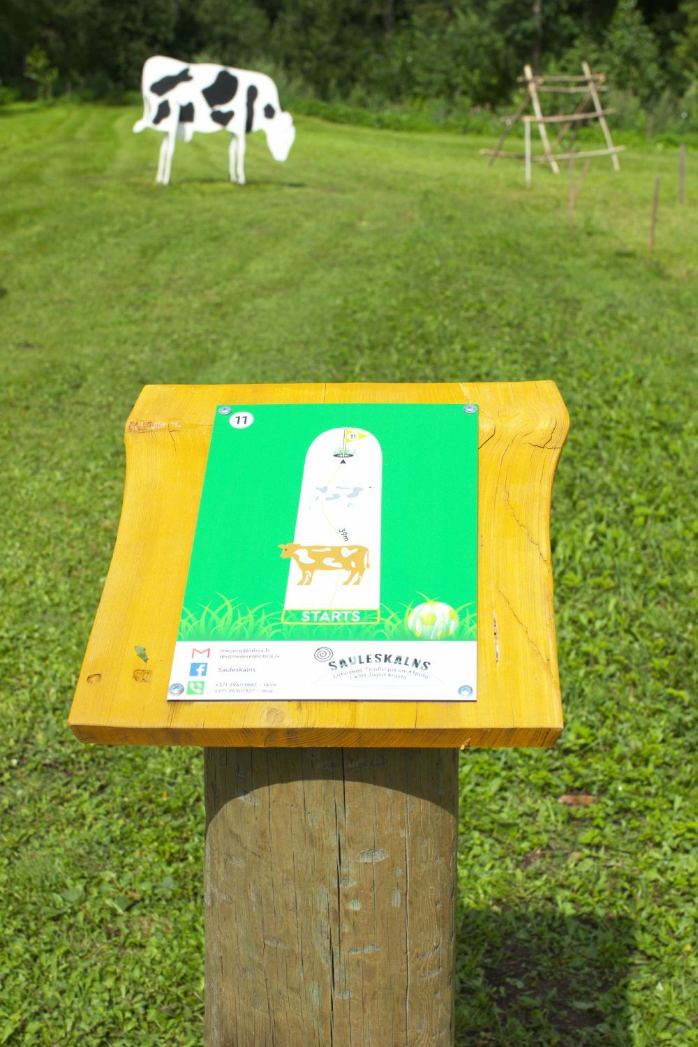 Footballgolf  Pasturage in Sauleskalns 03