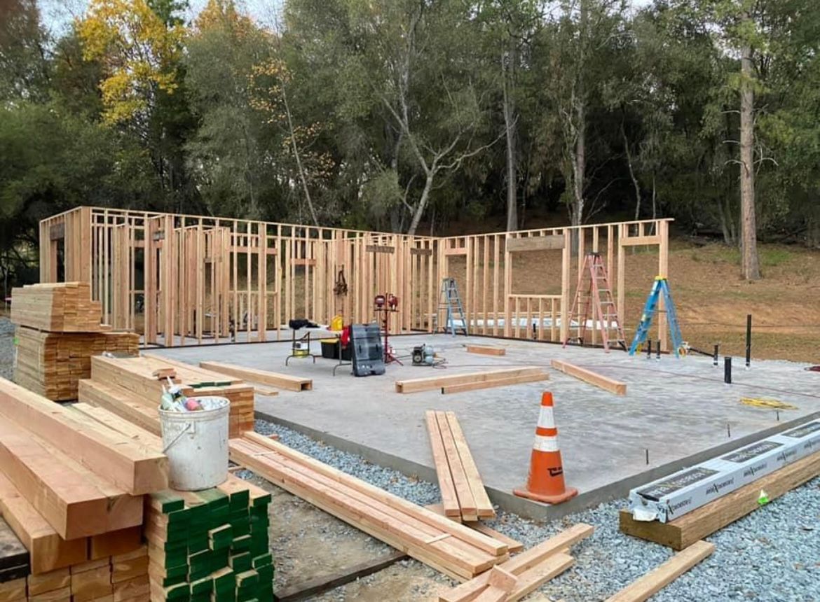 Framing beginning stages.