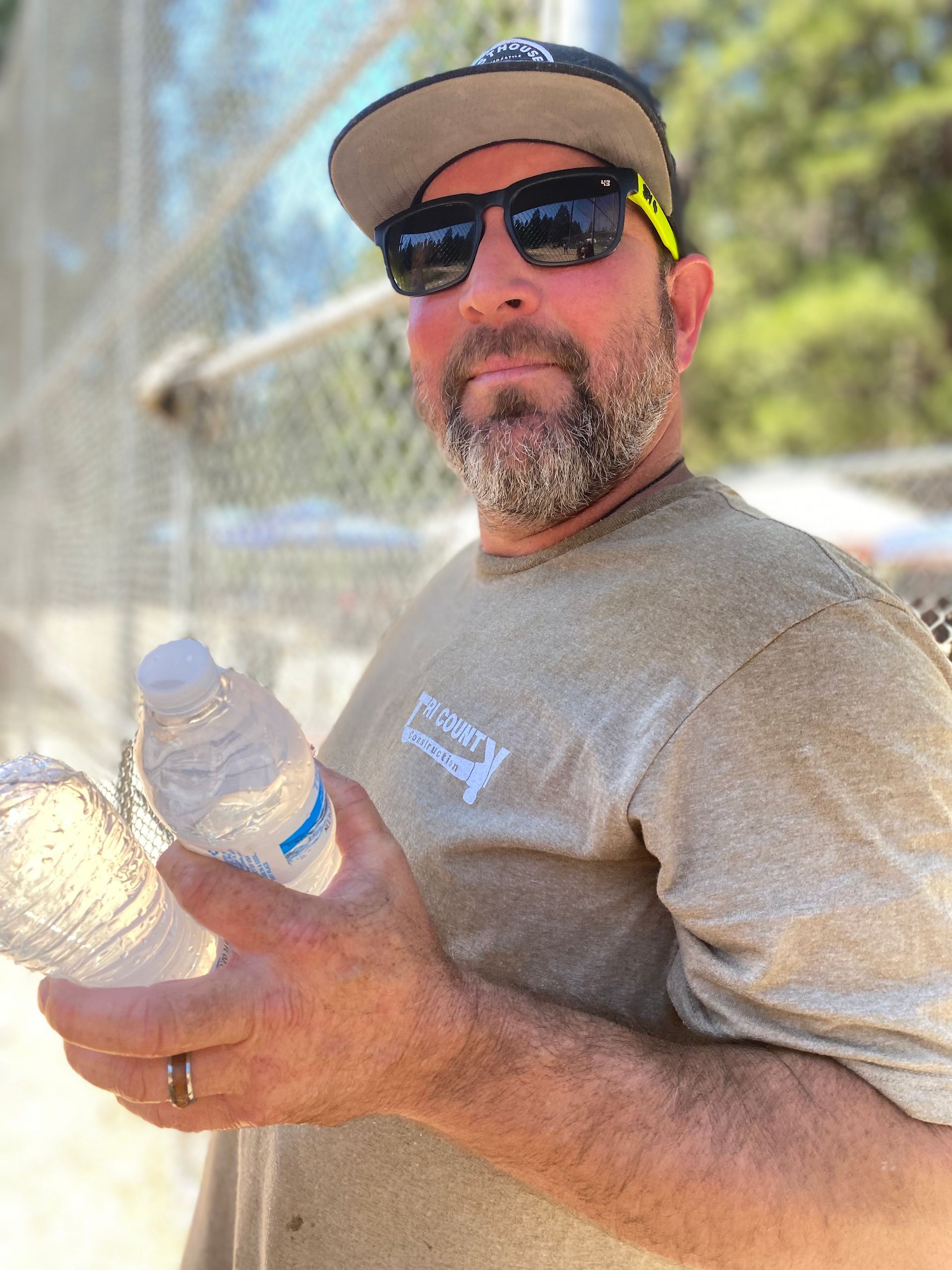Chris Everett with Tri County Construction
