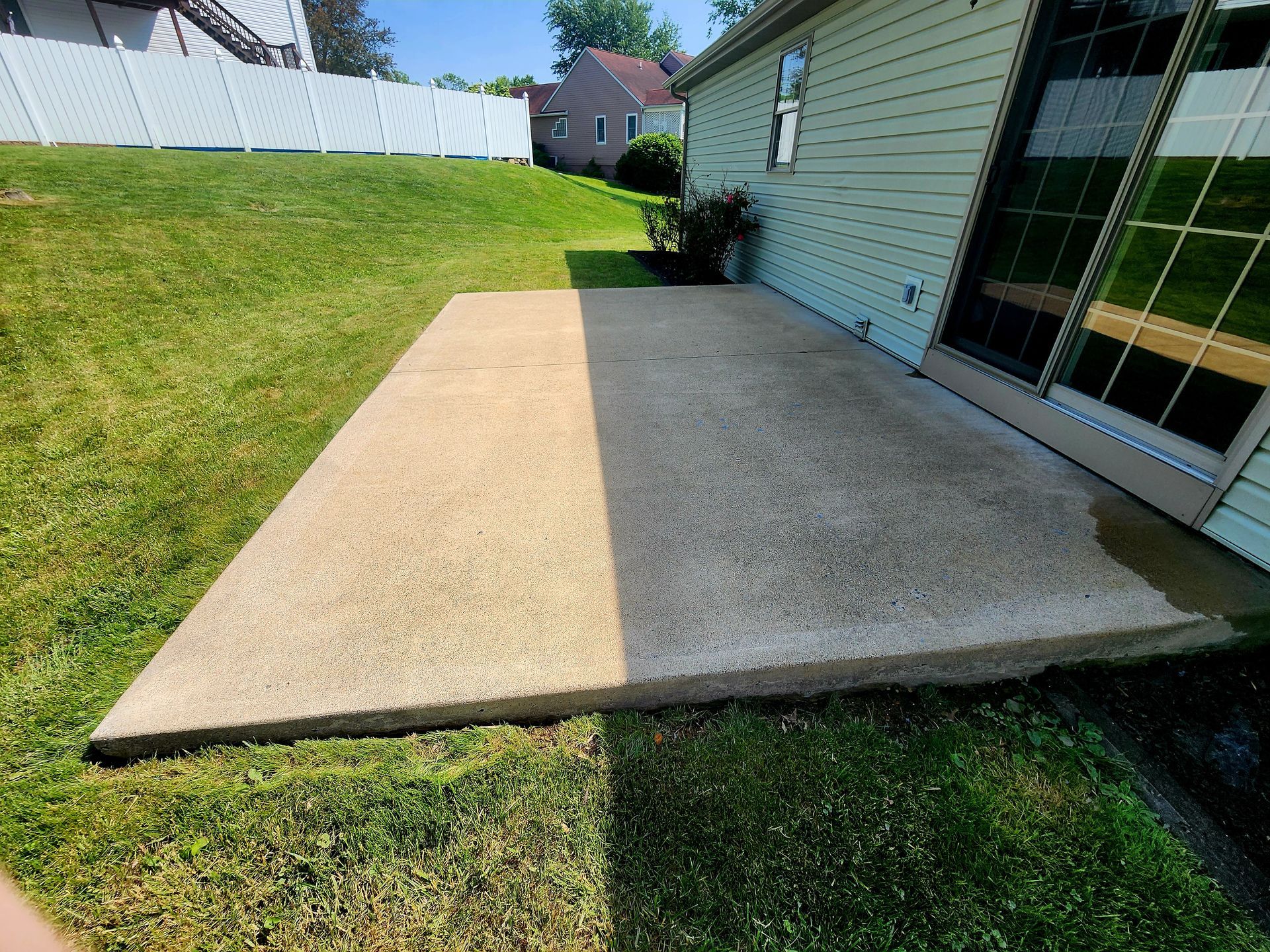 Clean Ground At The Back Of The House — Grafton, WV — Mountaineer Wash