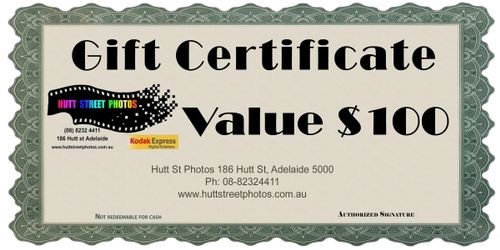 Gift Vouchers Value $100