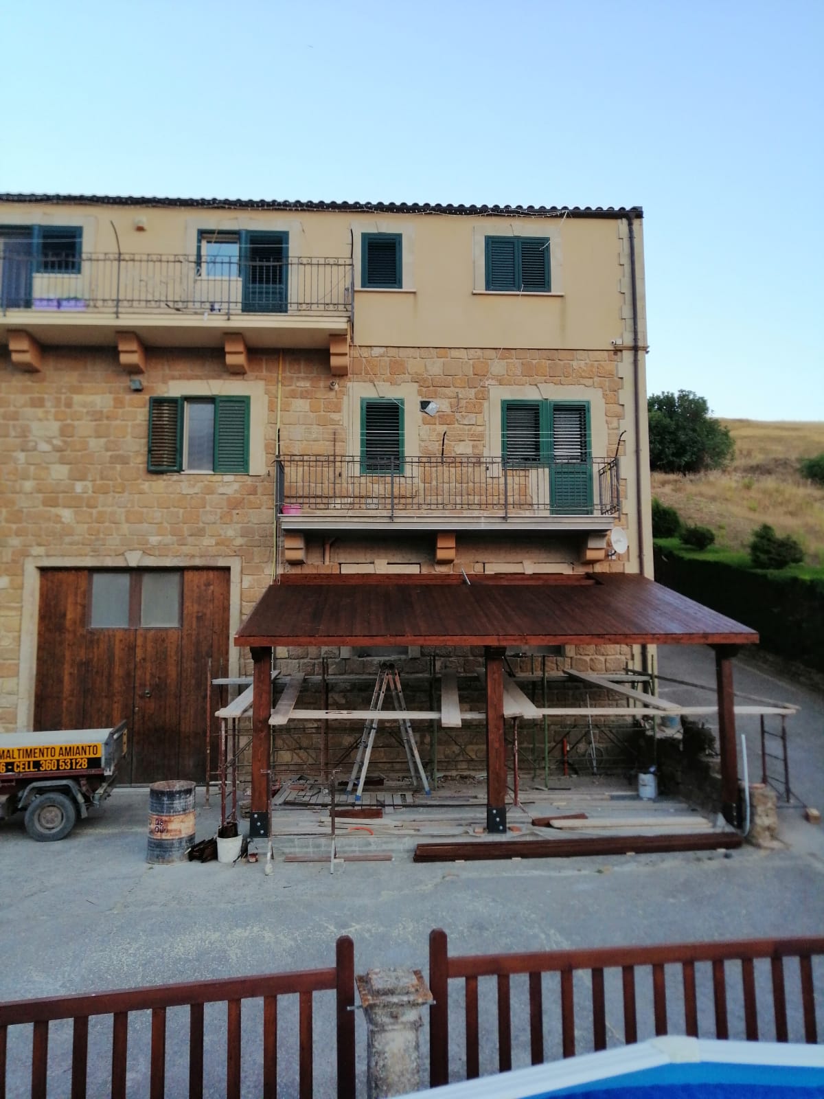 costruzione tetto