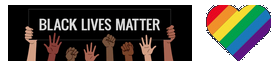 BLM and LBTGQ Logos
