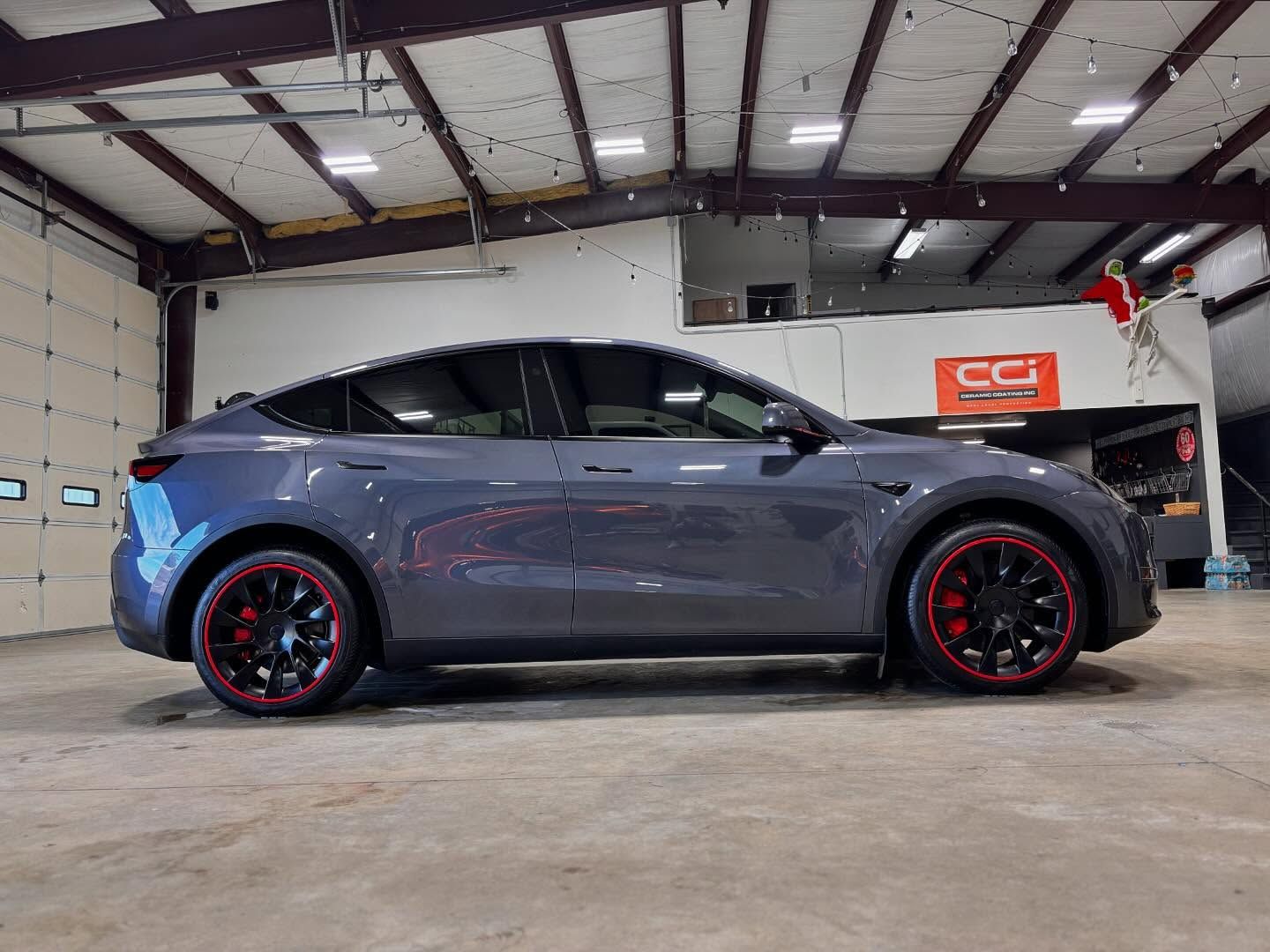 tesla blue gray