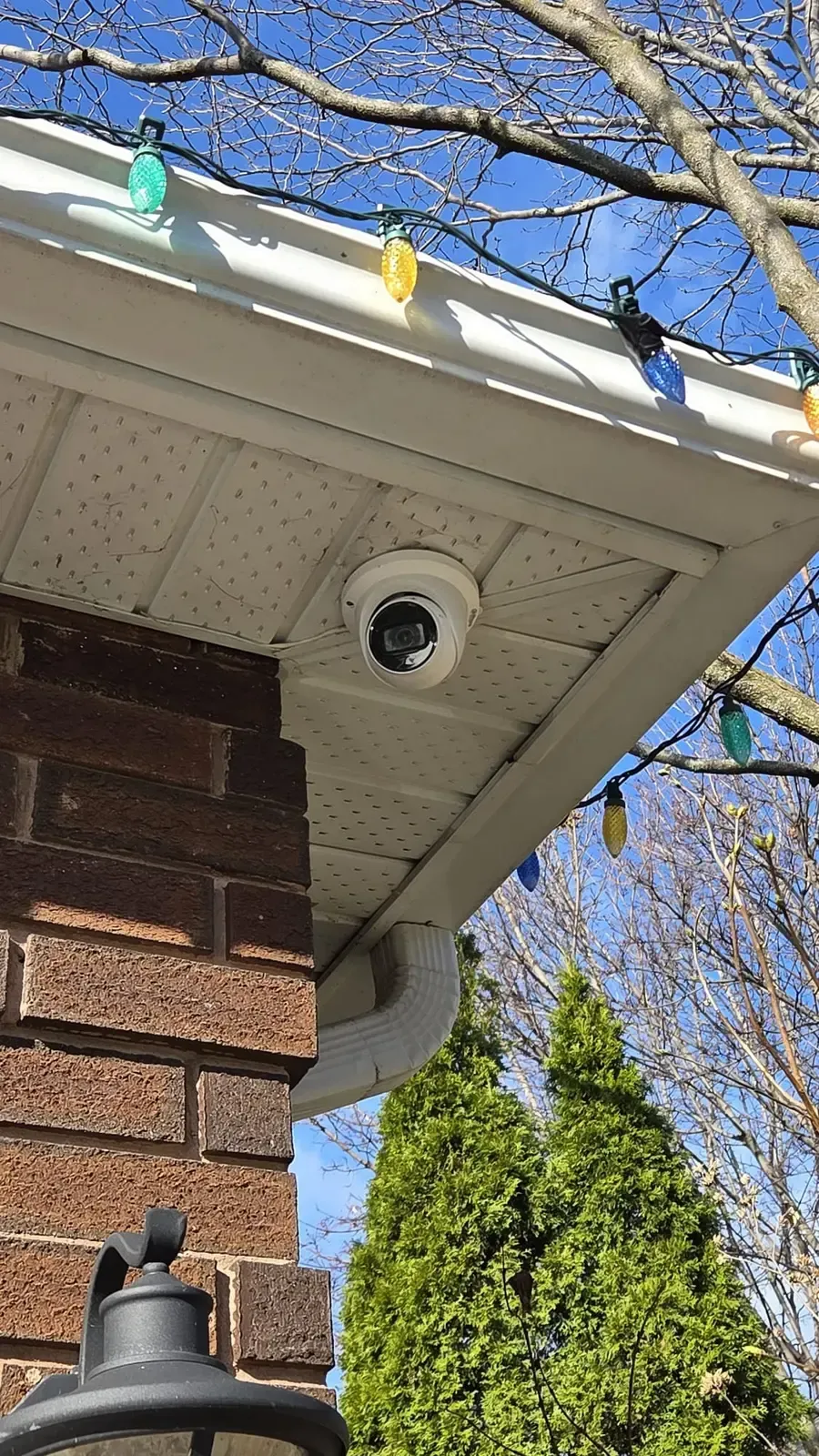 Camera under soffit Toronto home