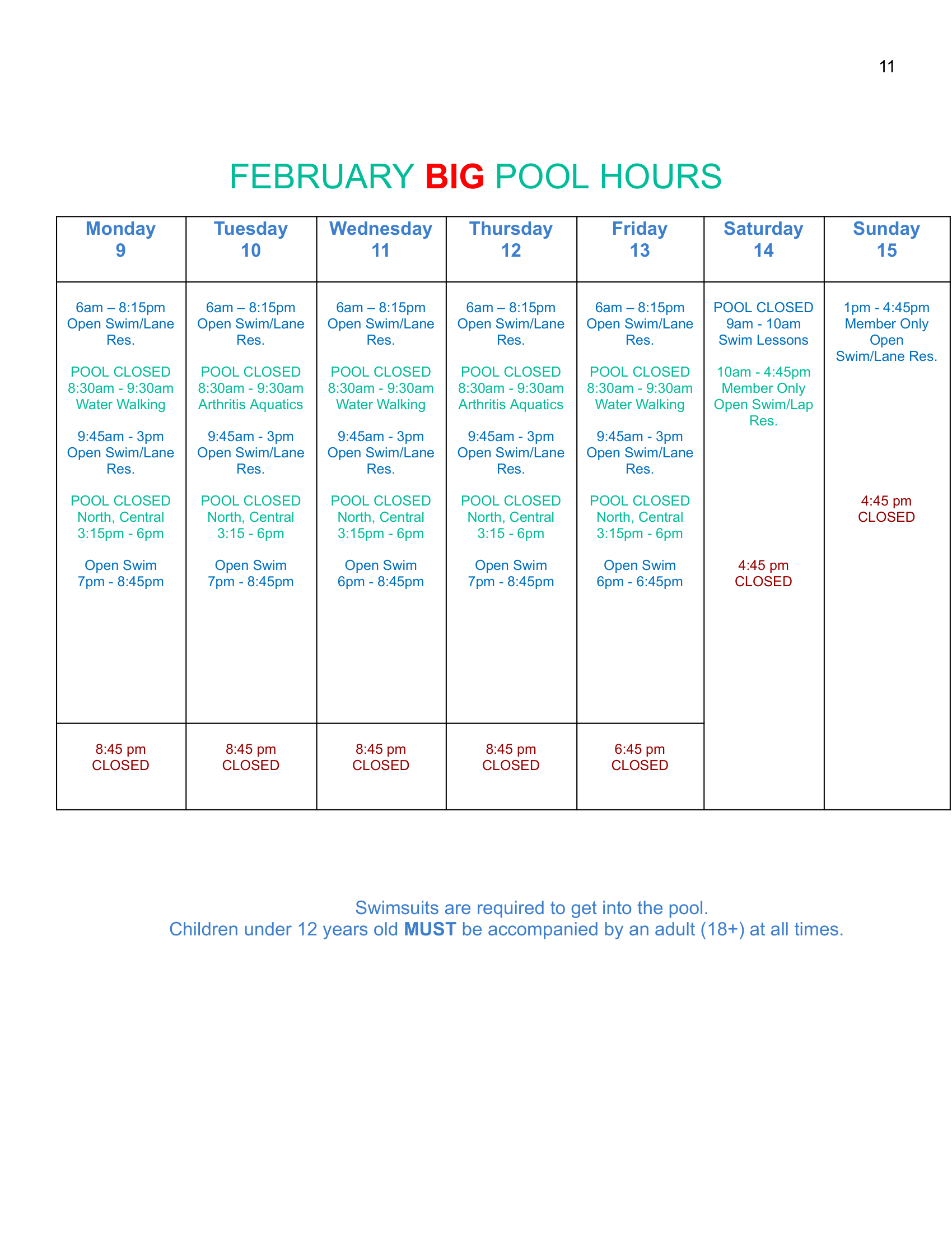 Pool Programs Info Aquatics Programs | Hopkins County YMCA