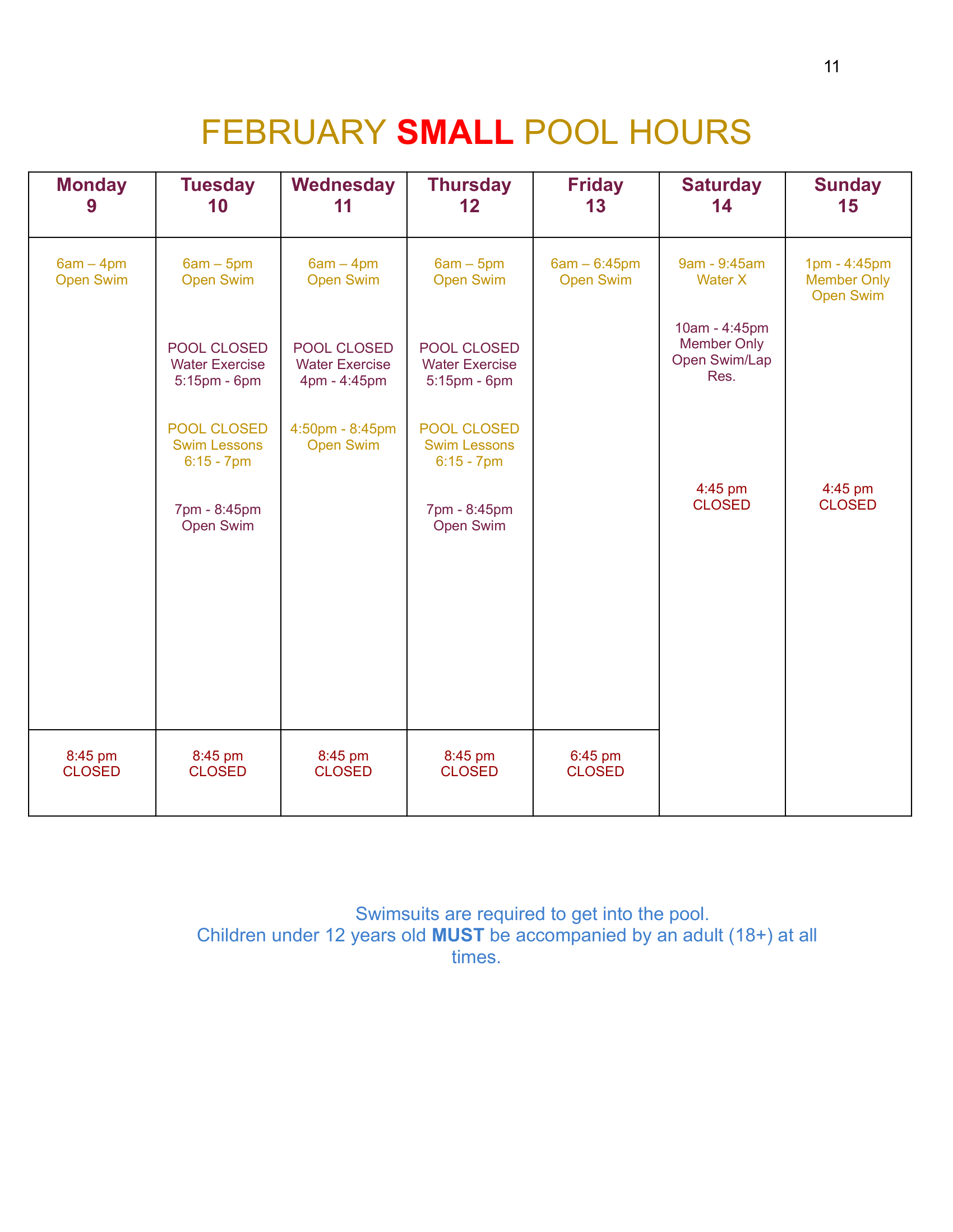 Pool Programs Info Aquatics Programs | Hopkins County YMCA