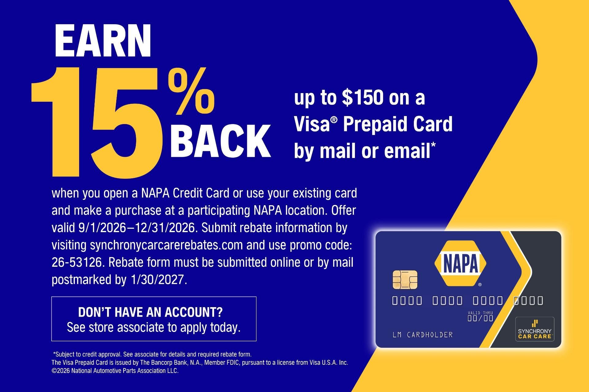 NAPA AutoCare Special