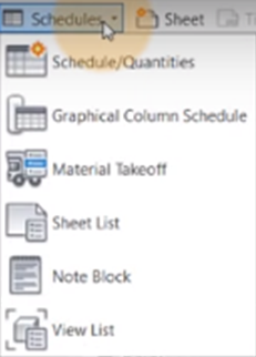 Export Revit Schedule to Excel