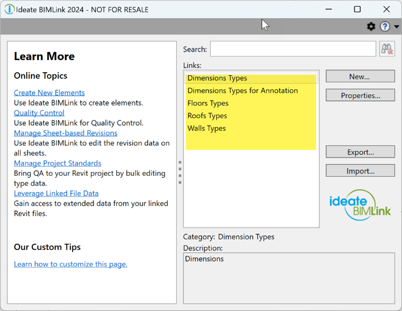 2024 Revit Template and Ideate BIMLink