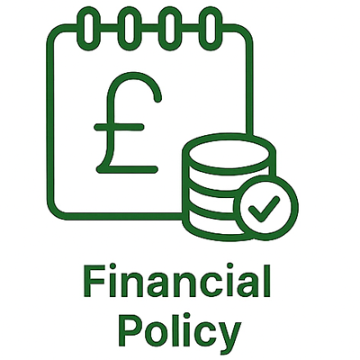 Icon representing Financial Policy 