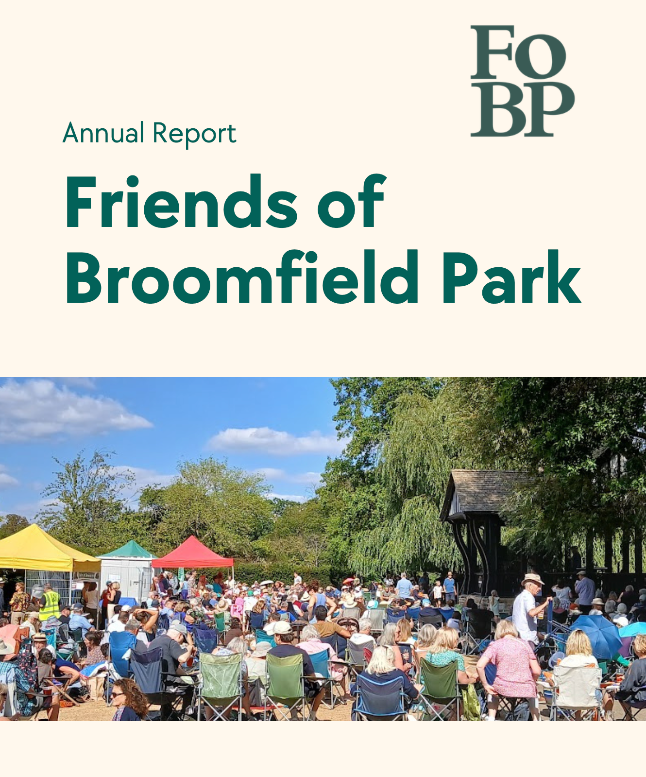 Cover Image Friends of Broomfield Park Annual Report 2025