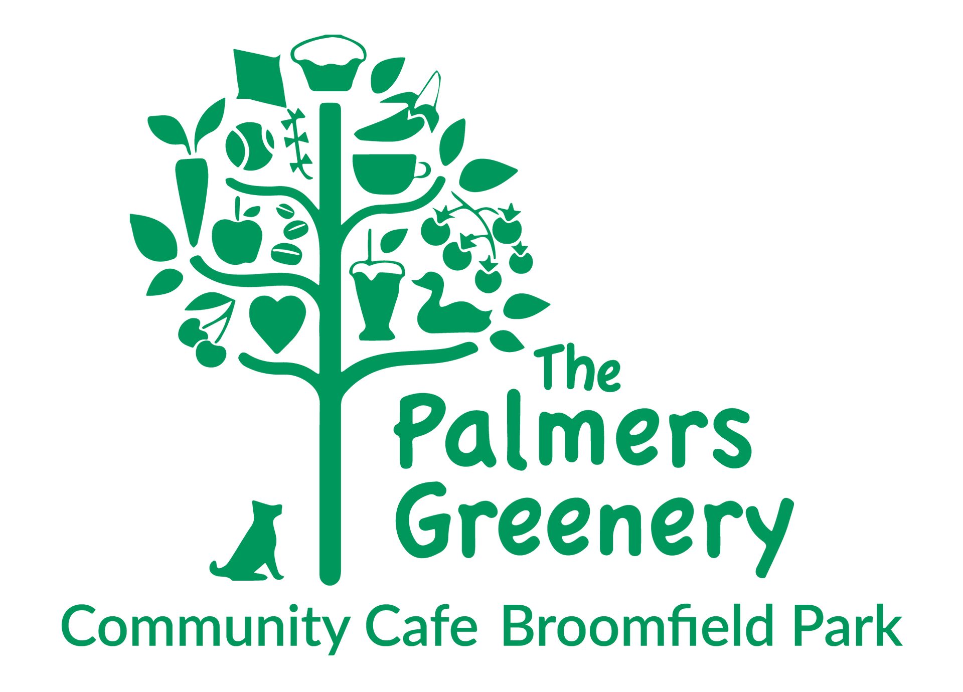 The palmers greenery community cafe broomfield park logo