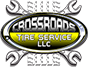 It is a logo for a tire service company.