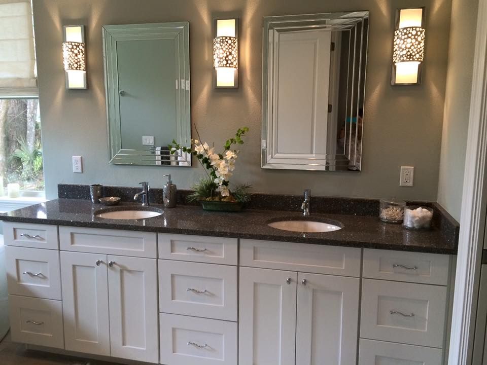 Custom bathroom countertop