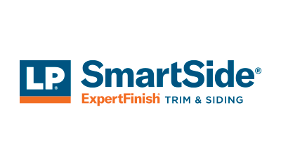 LP SmartSide ExpertFinish trim and siding logo.