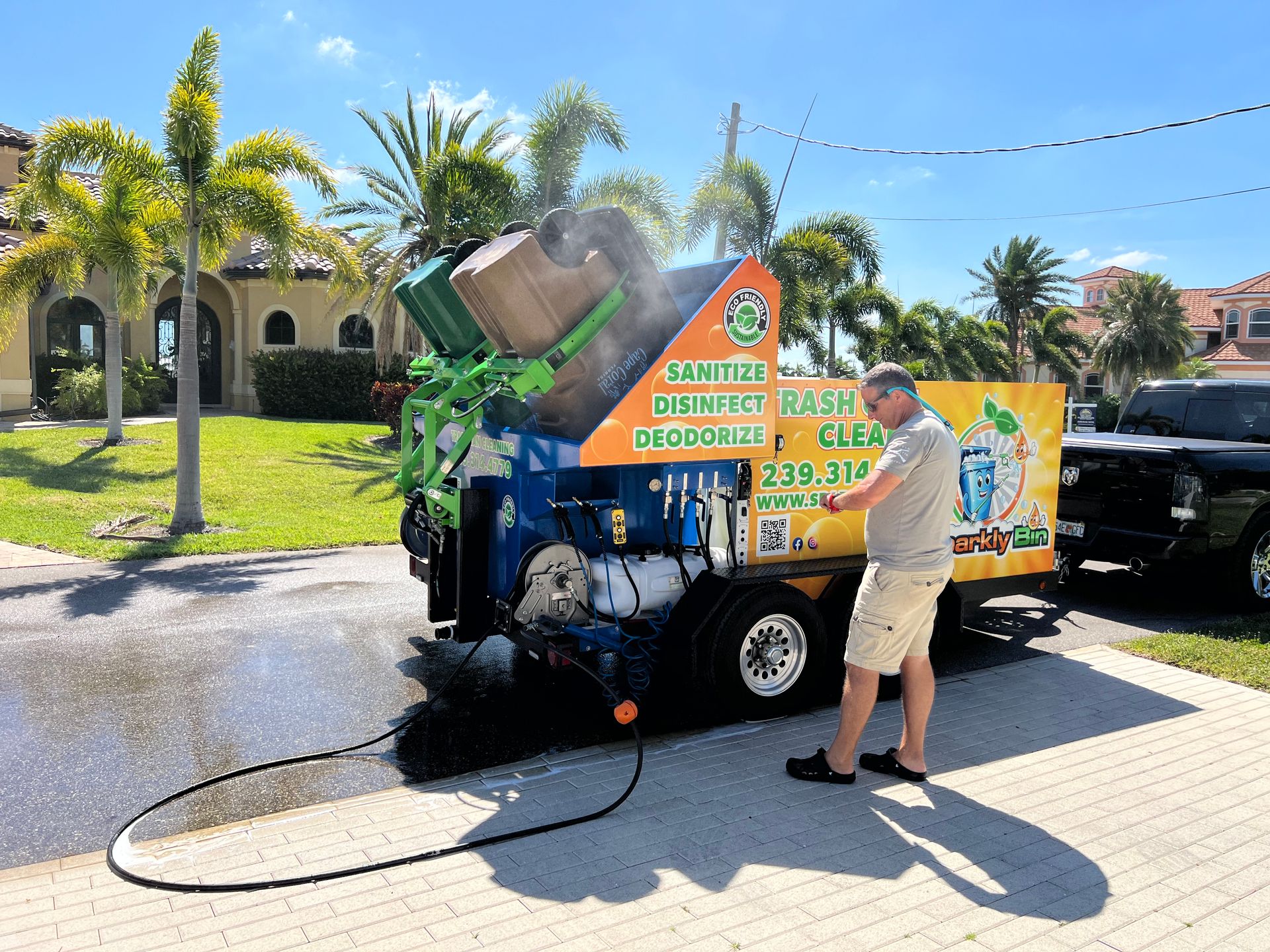 trash bin cleaning Cape Coral