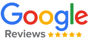 Google Reviews logo with five gold stars