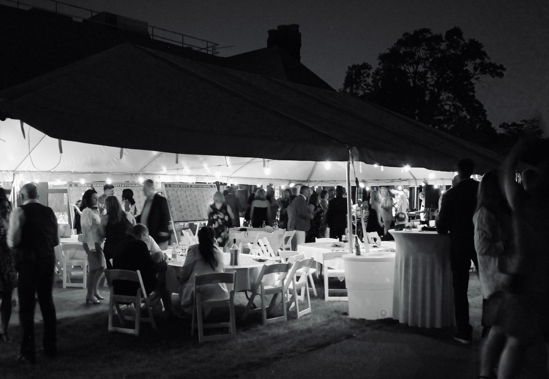 Wedding on golf course