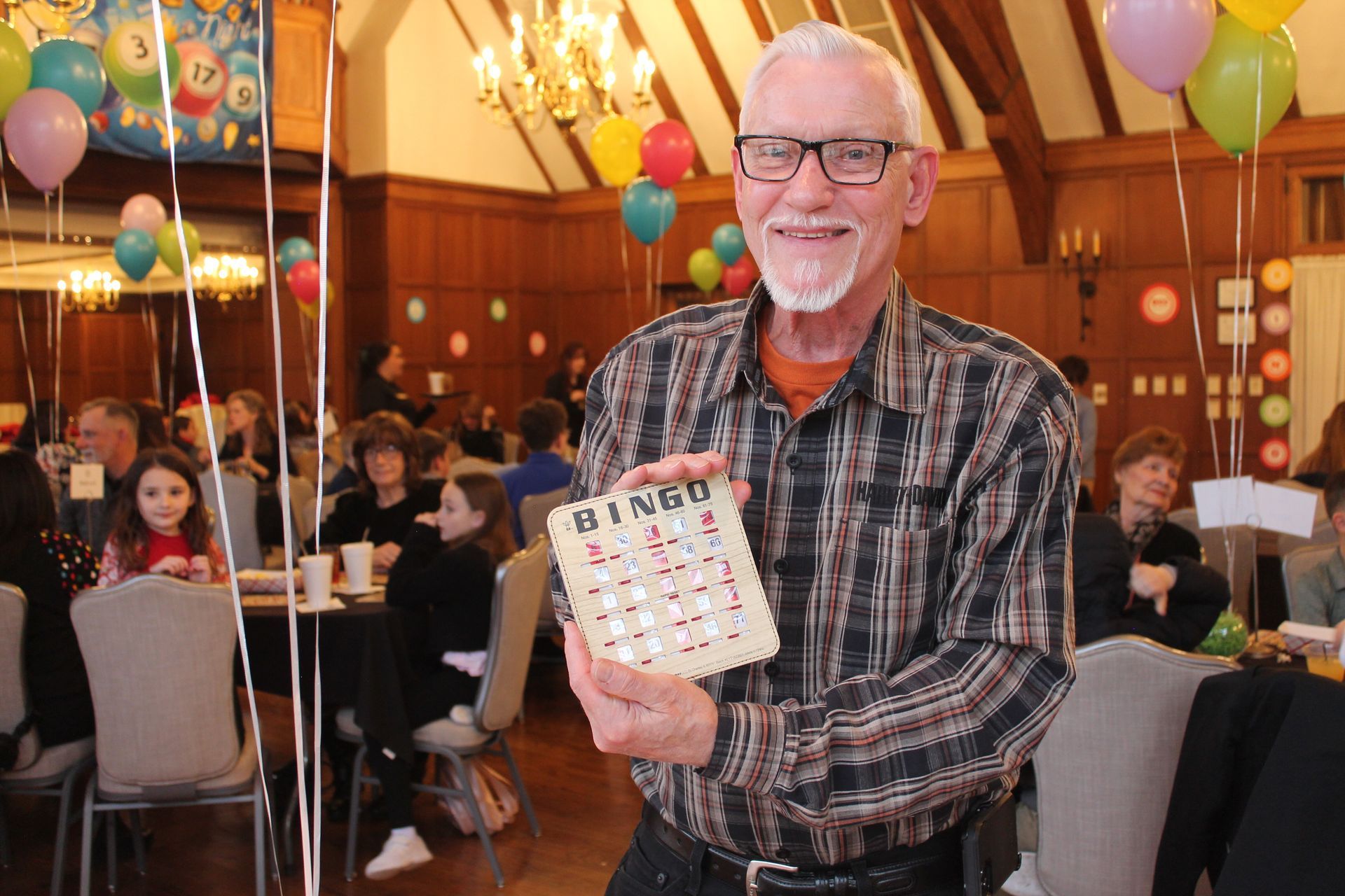 Happy bingo winner