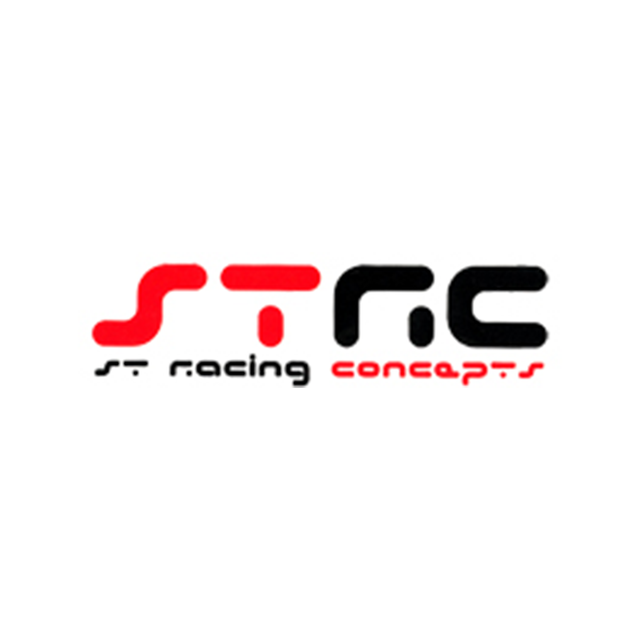 ST Racing Concepts logo in red and black, with text "ST Racing Concepts".