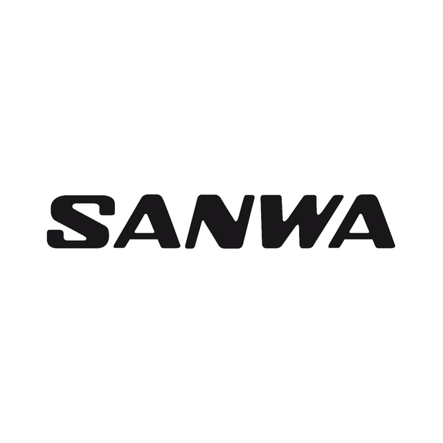 SANWA logo in black text on a white background.