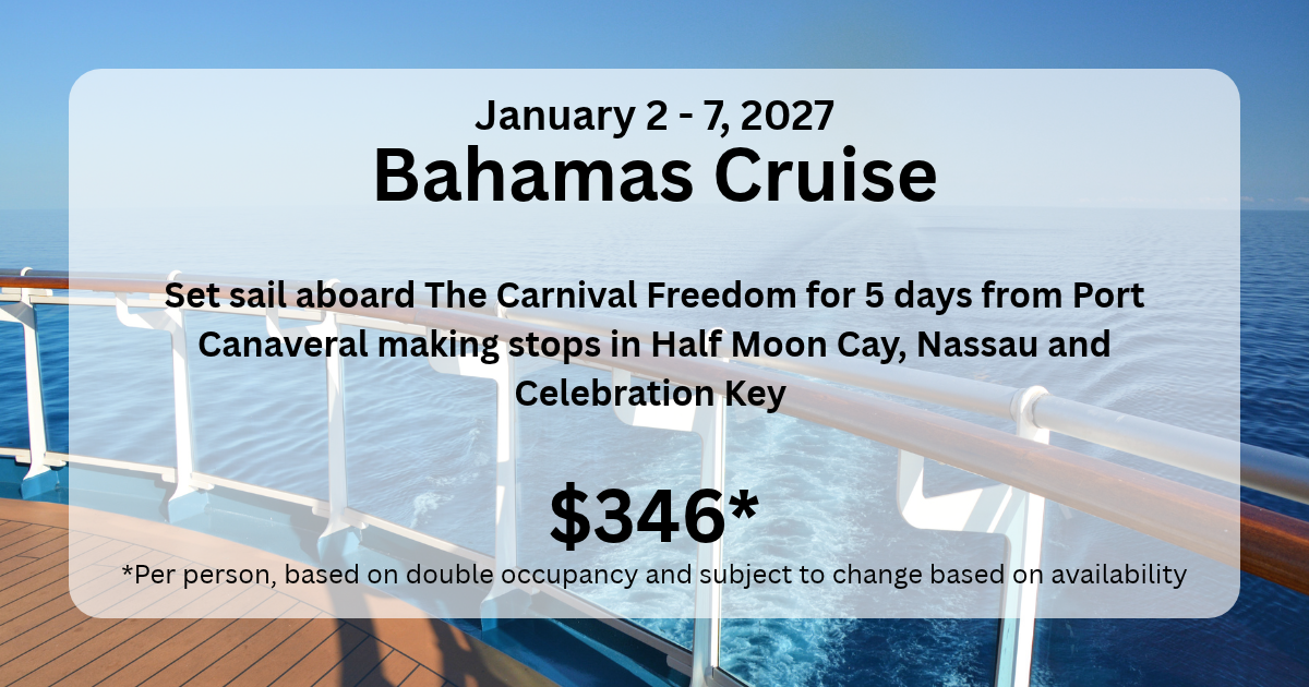 Carnival Dream Caribbean cruise special from Galveston, November 14–21, 2026. View ship information.