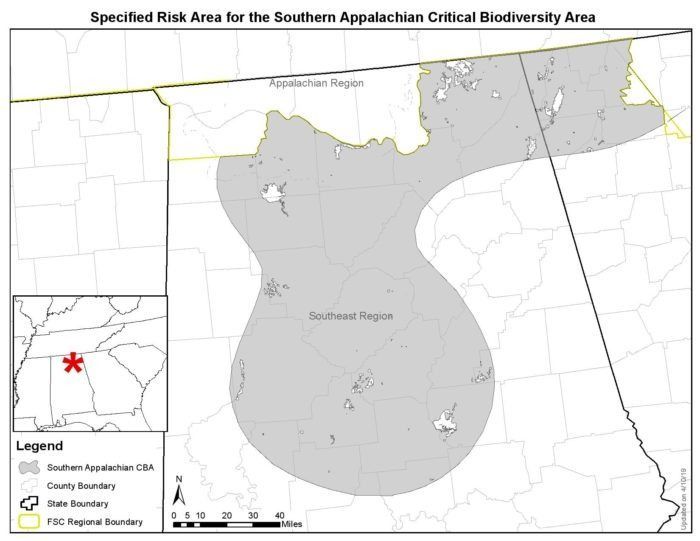 outhern Appalachian - FSC Specified Risk Area Maps-page-001