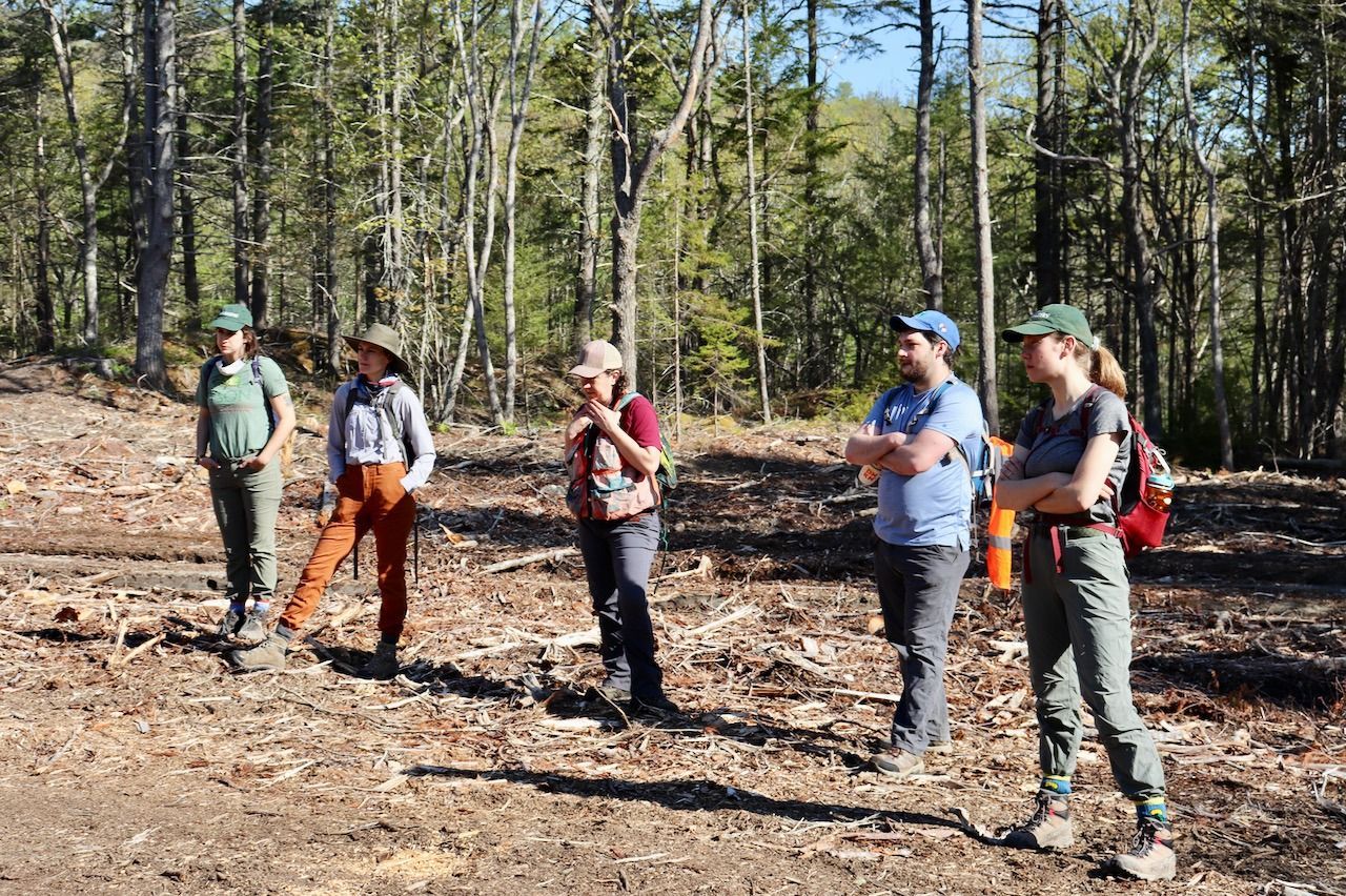 University of VT and University of ME graduate students during service project.