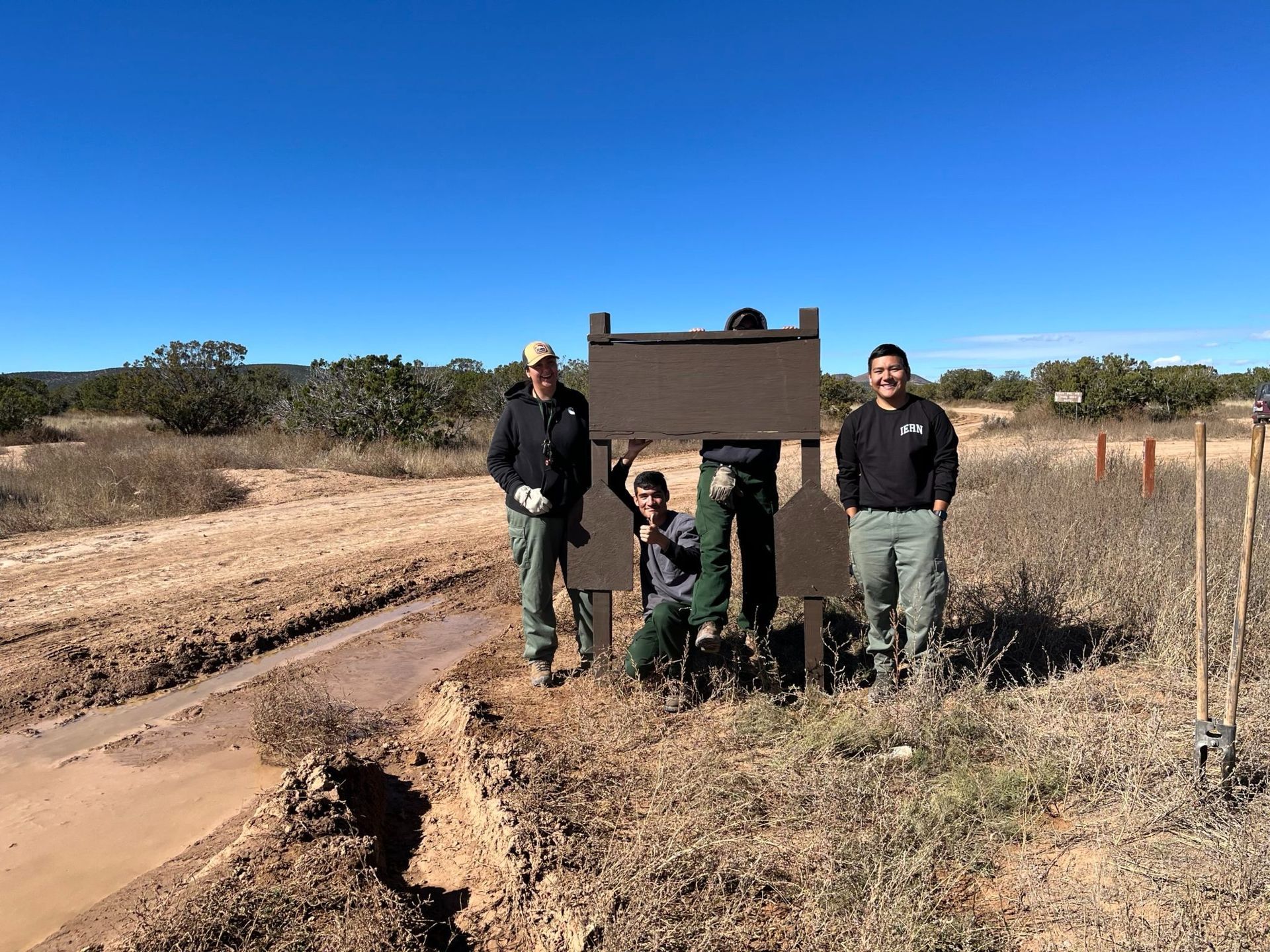 Espanola Crew in Forest Stewards Youth Corps_2022