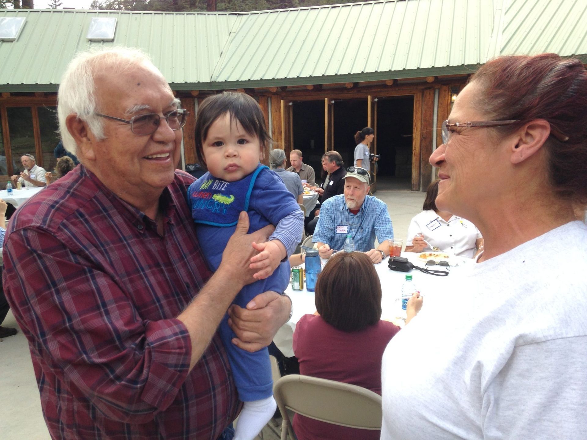 Orlando at a community event