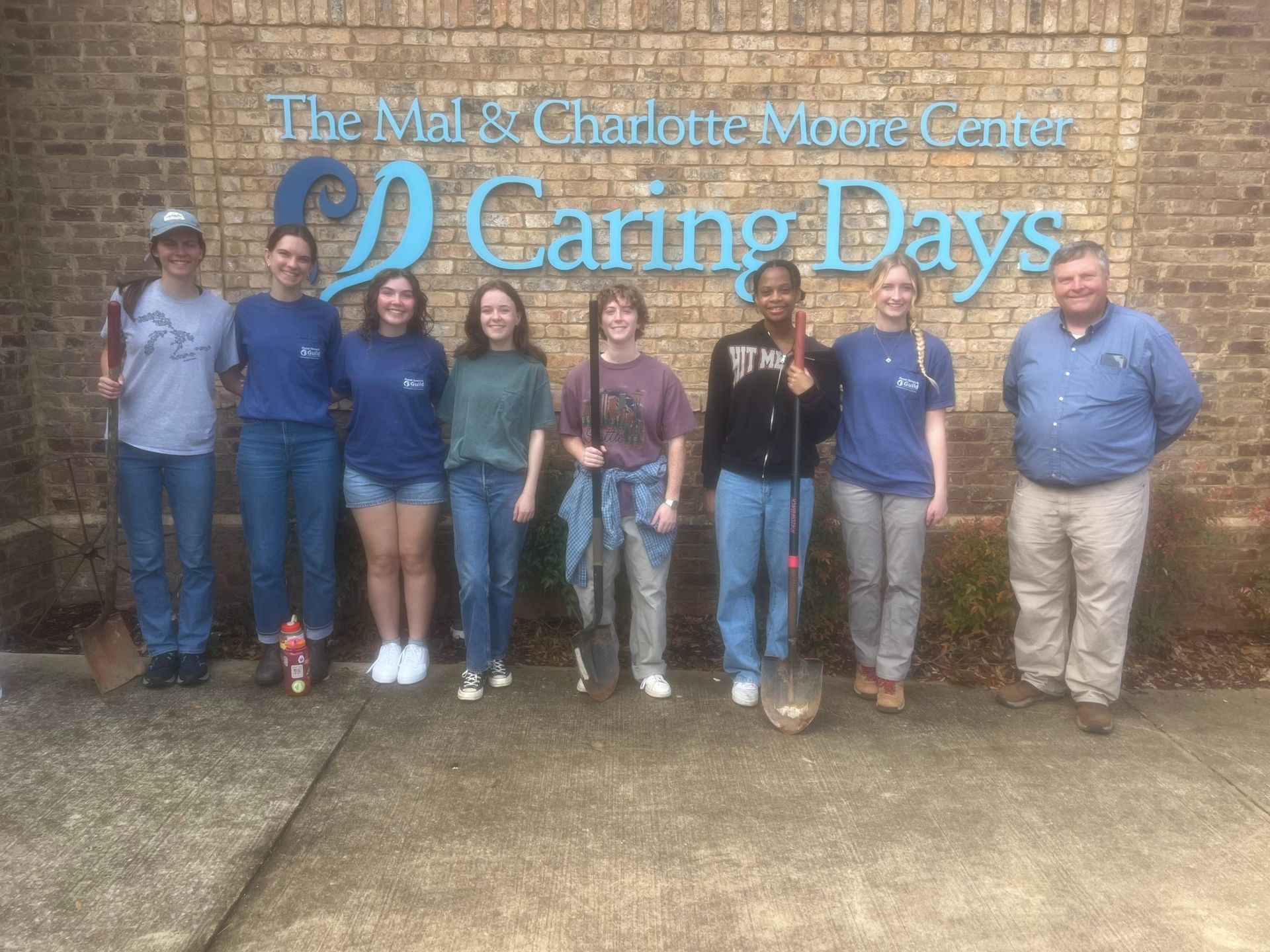 U of AL students at Caring Days Adult Daycare