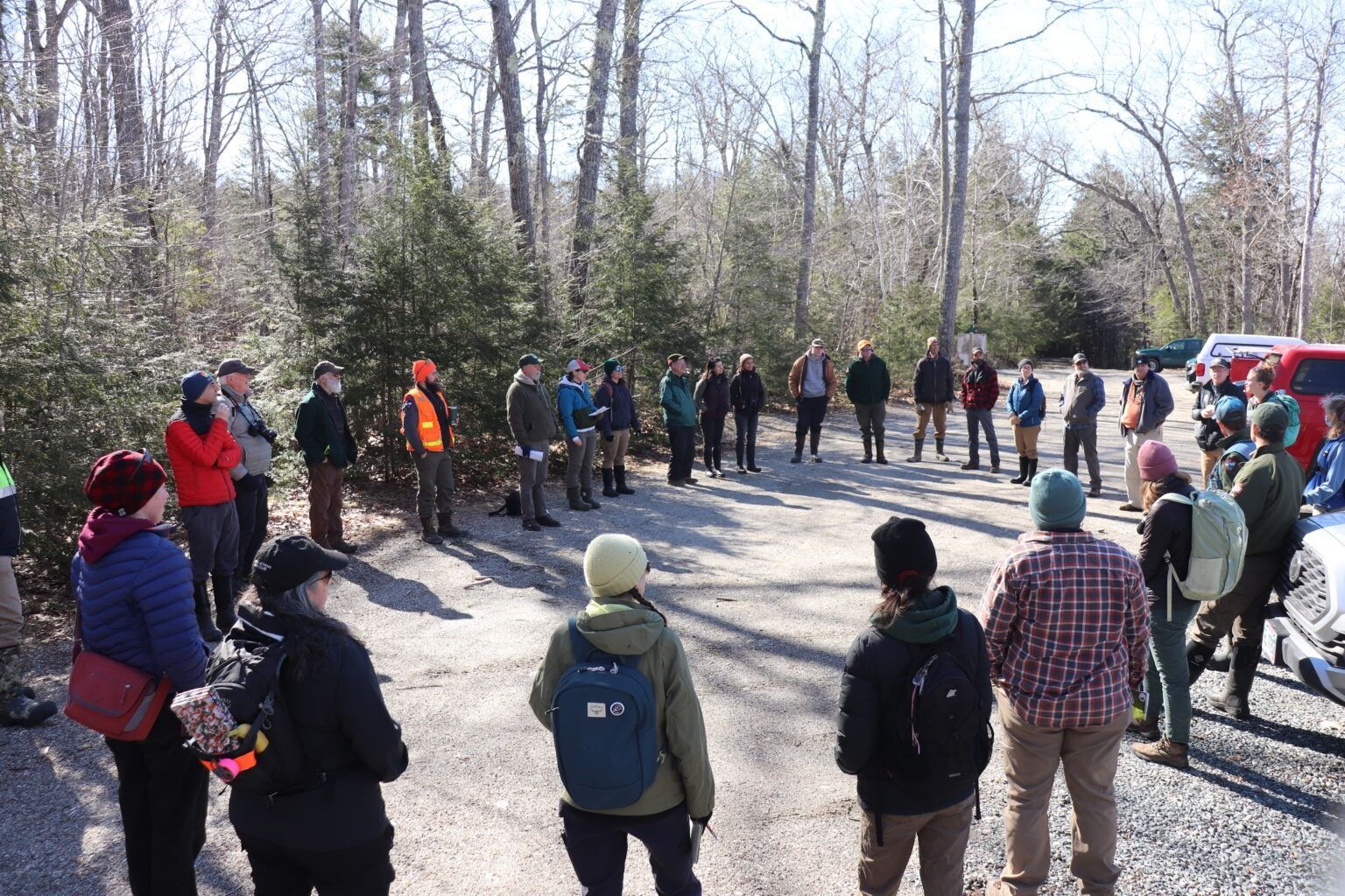 FCCI participants gather for the GPMCT Wildlands field tour.