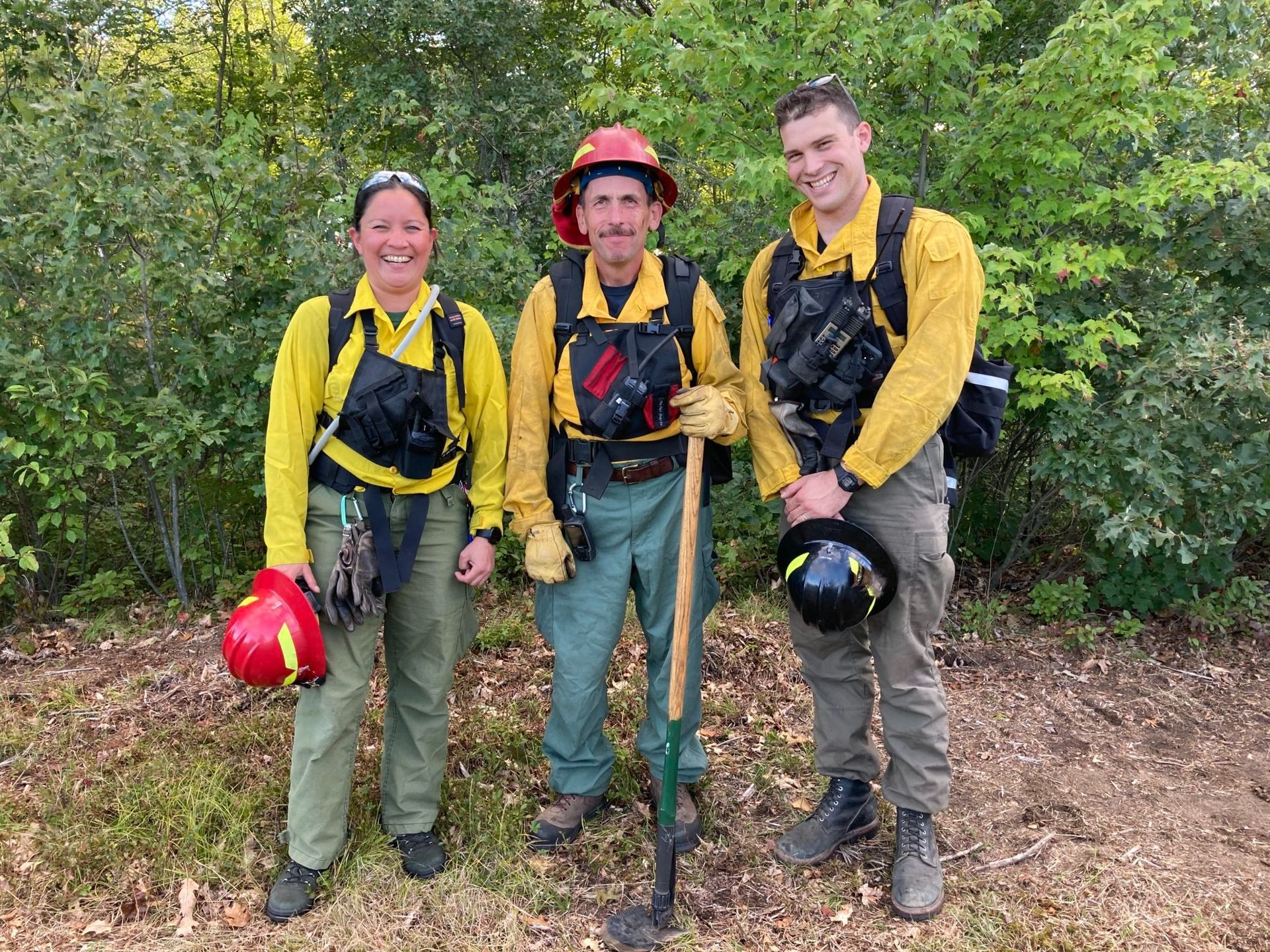 Three people from the Maine TREX event in 2022