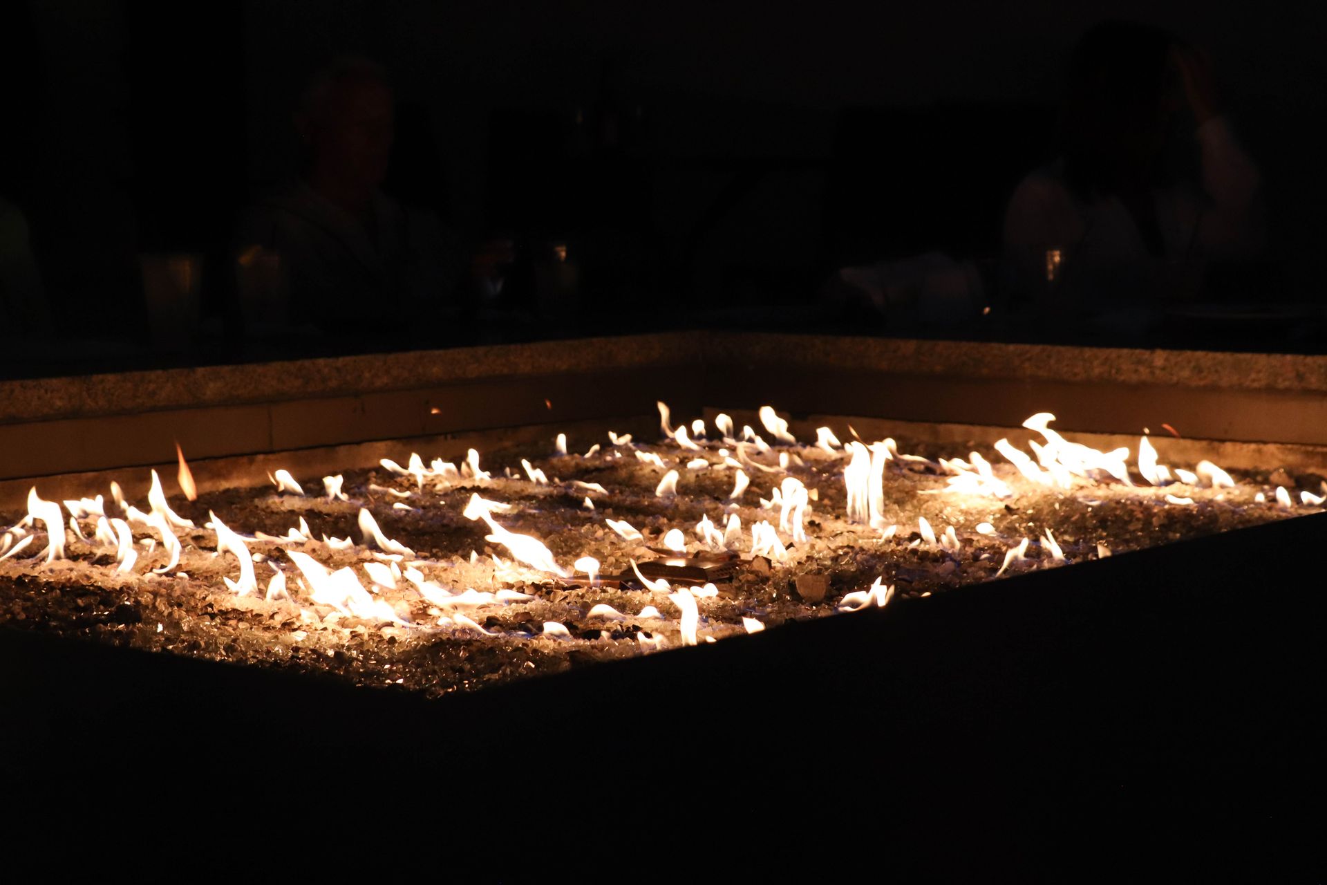 Open Fire Pit at Live Entertainment Venue