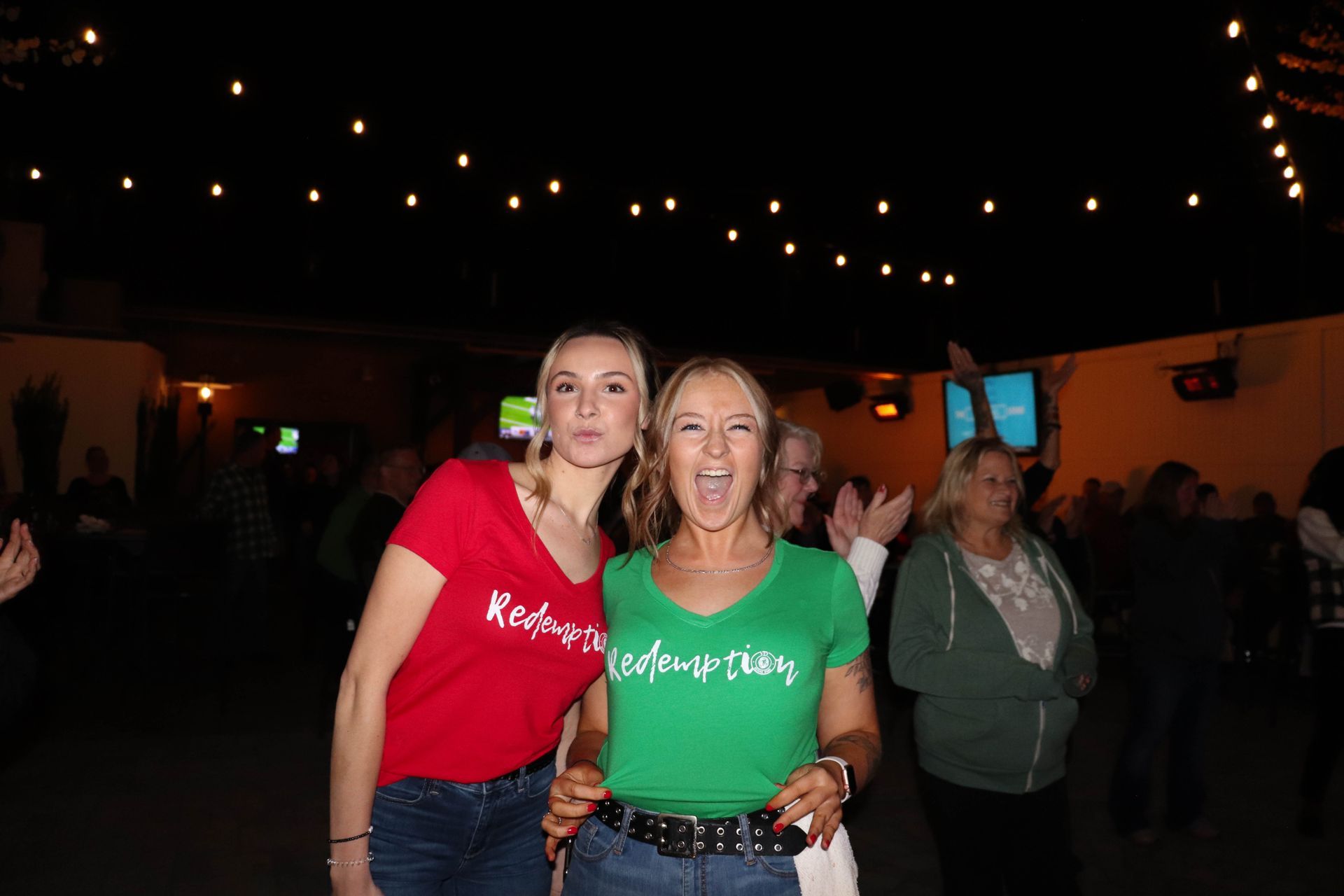 Fan of Local Performers at Live Music Restaurant