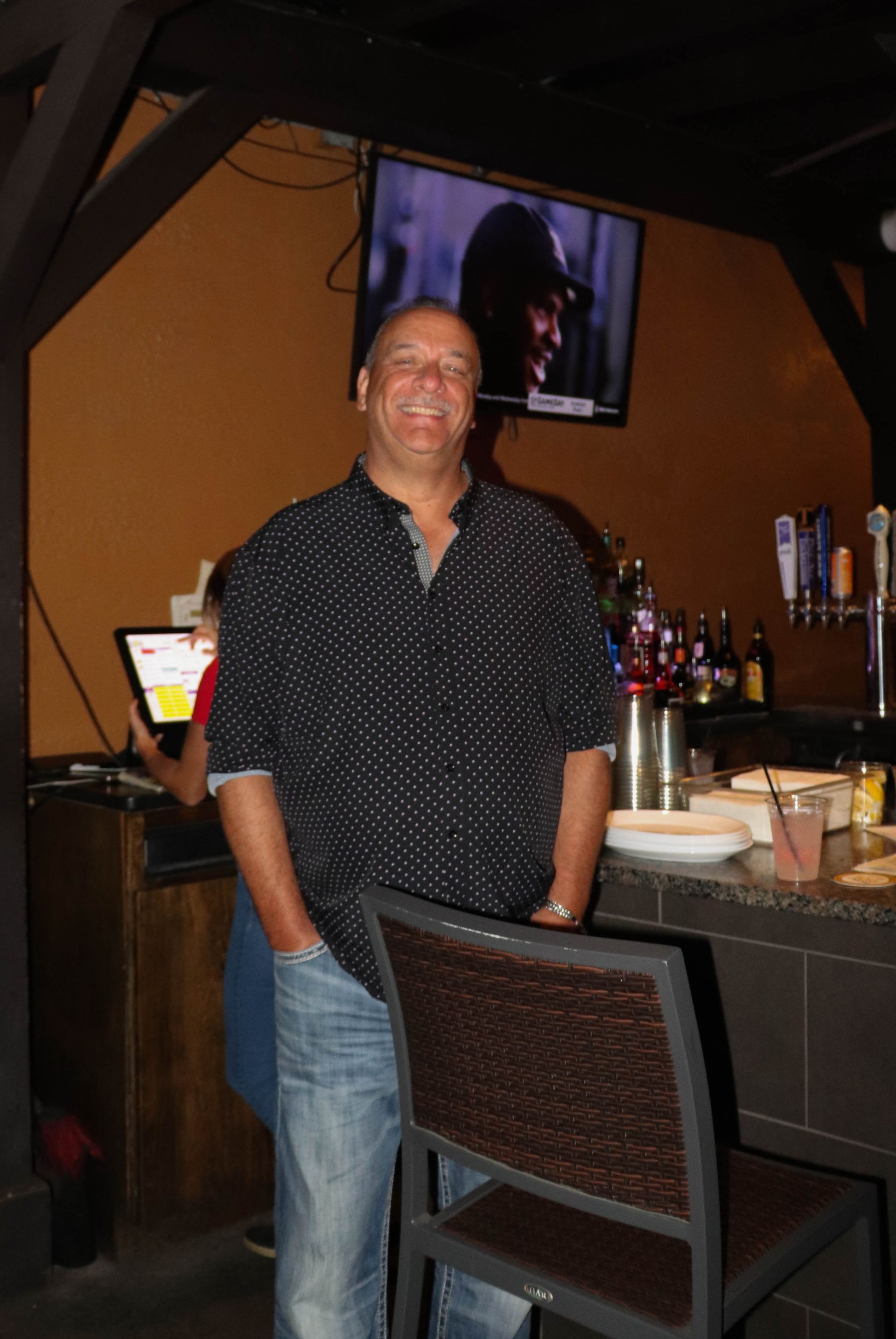 Friendly Staff Member at Italian Food Restaurant