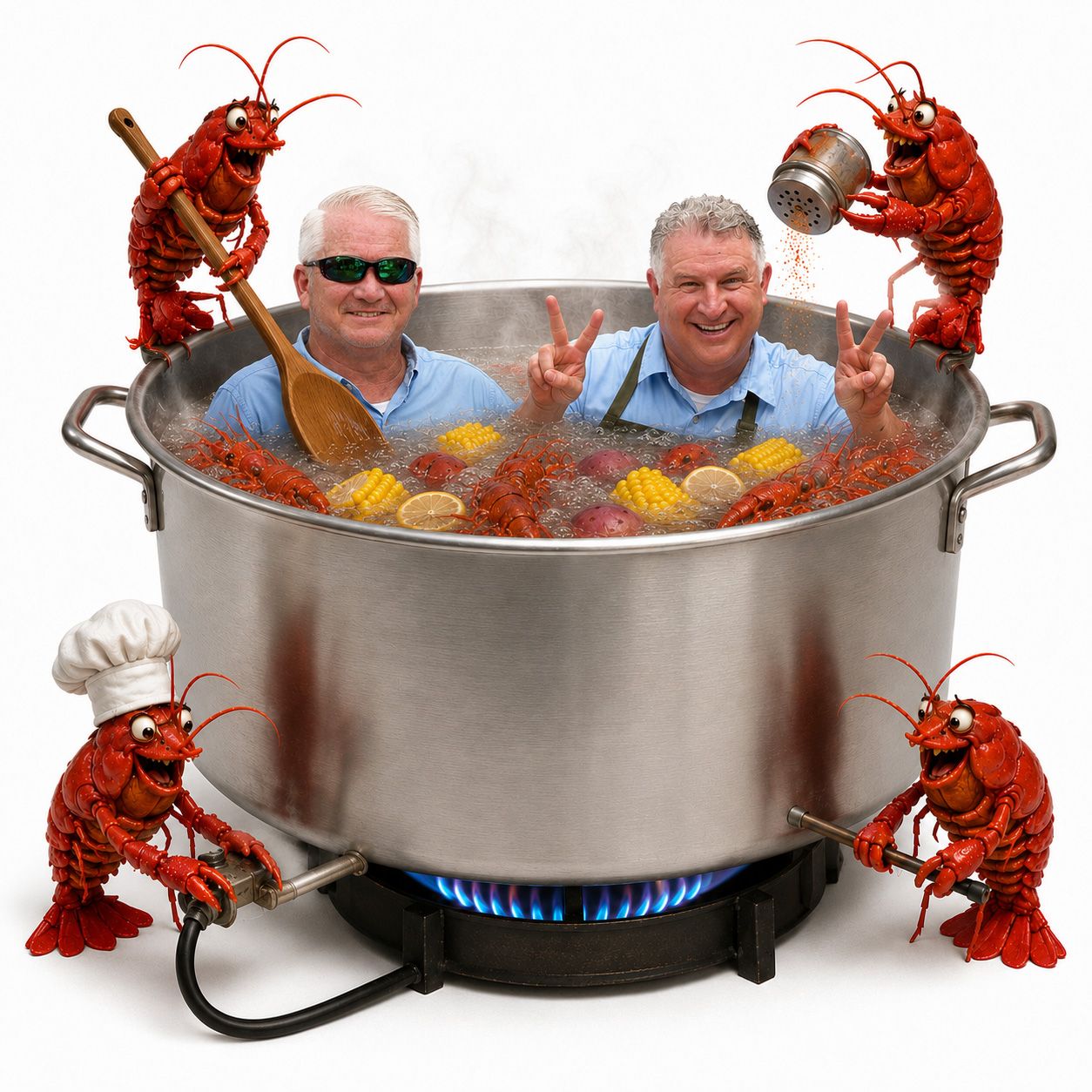 Funny crawfish image