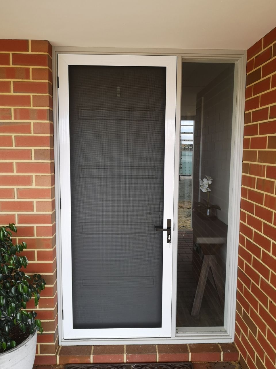 glass door