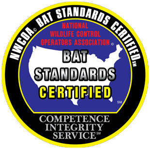 Michigan Wildlife Solutions - A national bat standards certified competence integrity service logo