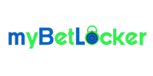 a blue and green logo for a company called mybetlocker