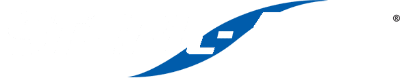 A blue, stylized 'S' logo featuring a slanted, ribbon-like design with a negative space cutout.
