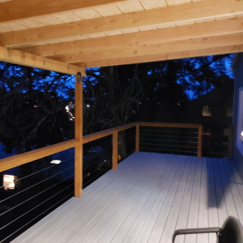 Nice Deck with White Wooden Floor — Hillsboro, OR — 1st Pacific Construction
