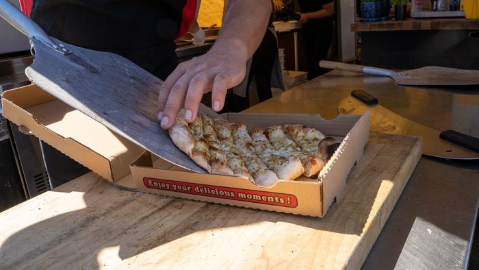 Dang Brother Pizza Camp Pendleton Sliced Cheese Bread Photo