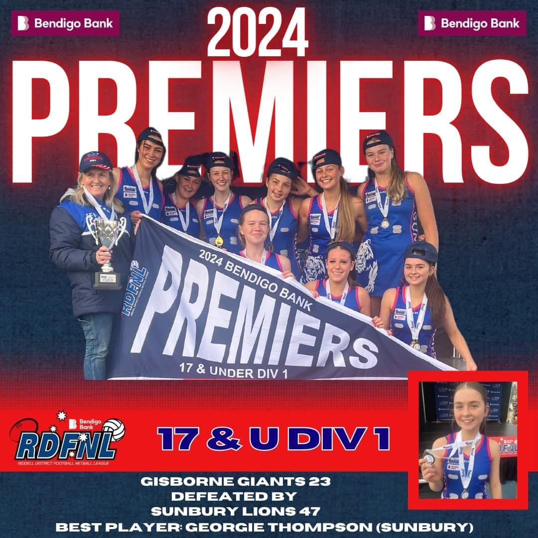 A poster for the 2024 premiers aussie rules football team