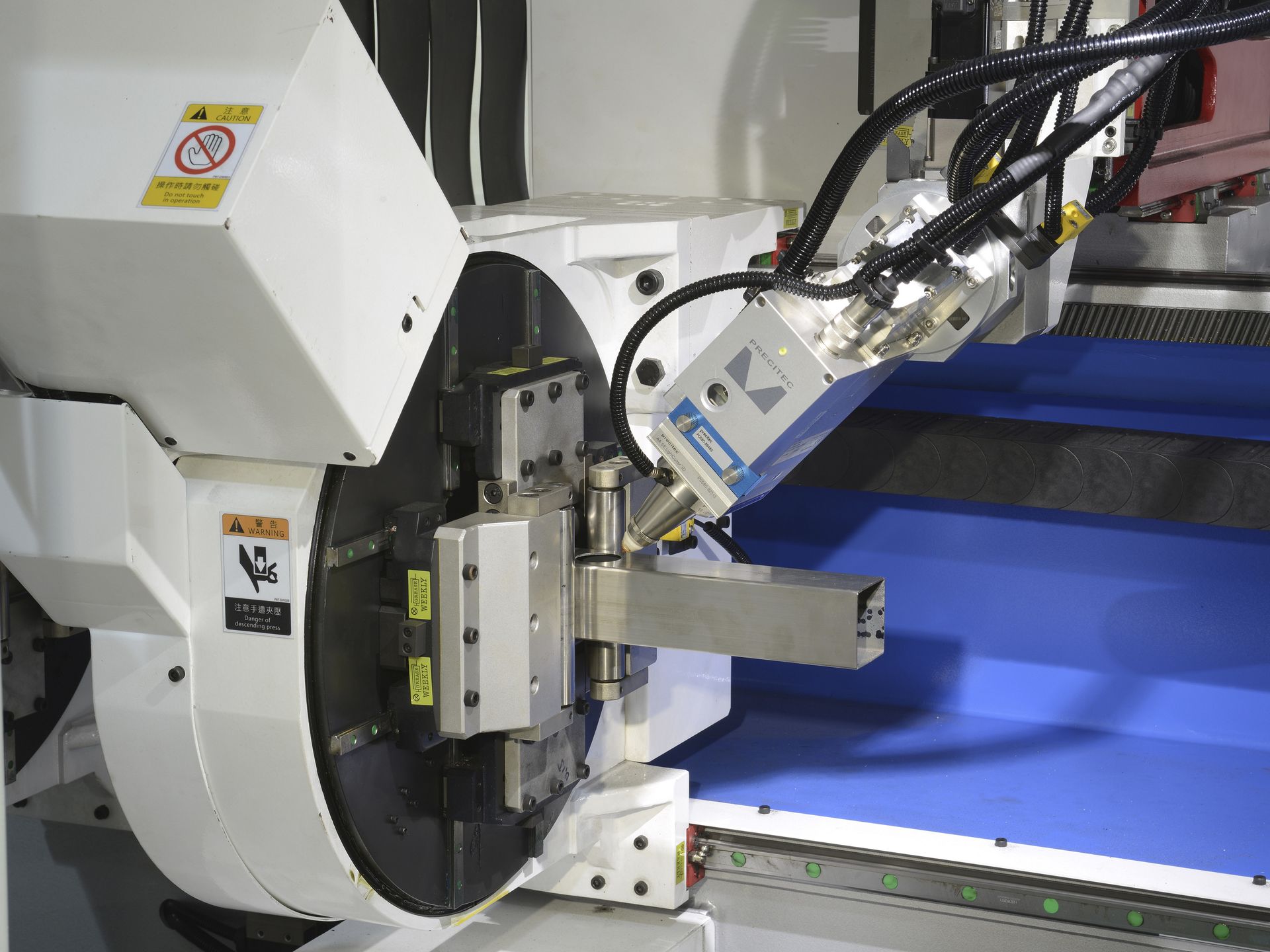 Tube laser cutting 