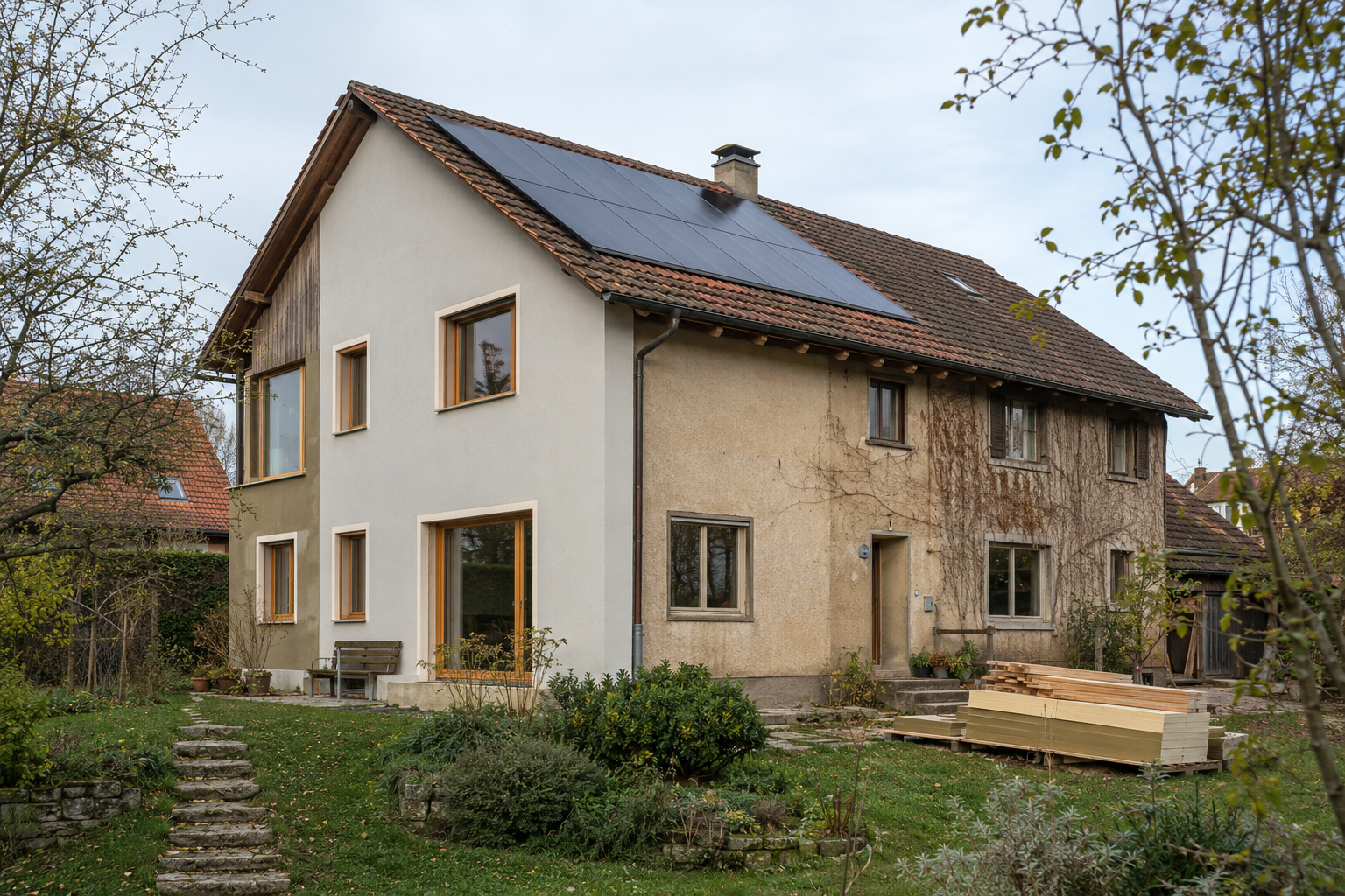 Ein Bauherr in Ermatingen hat 2026 ein Einfamilienhaus aus dem Jahr 1978 geerbt