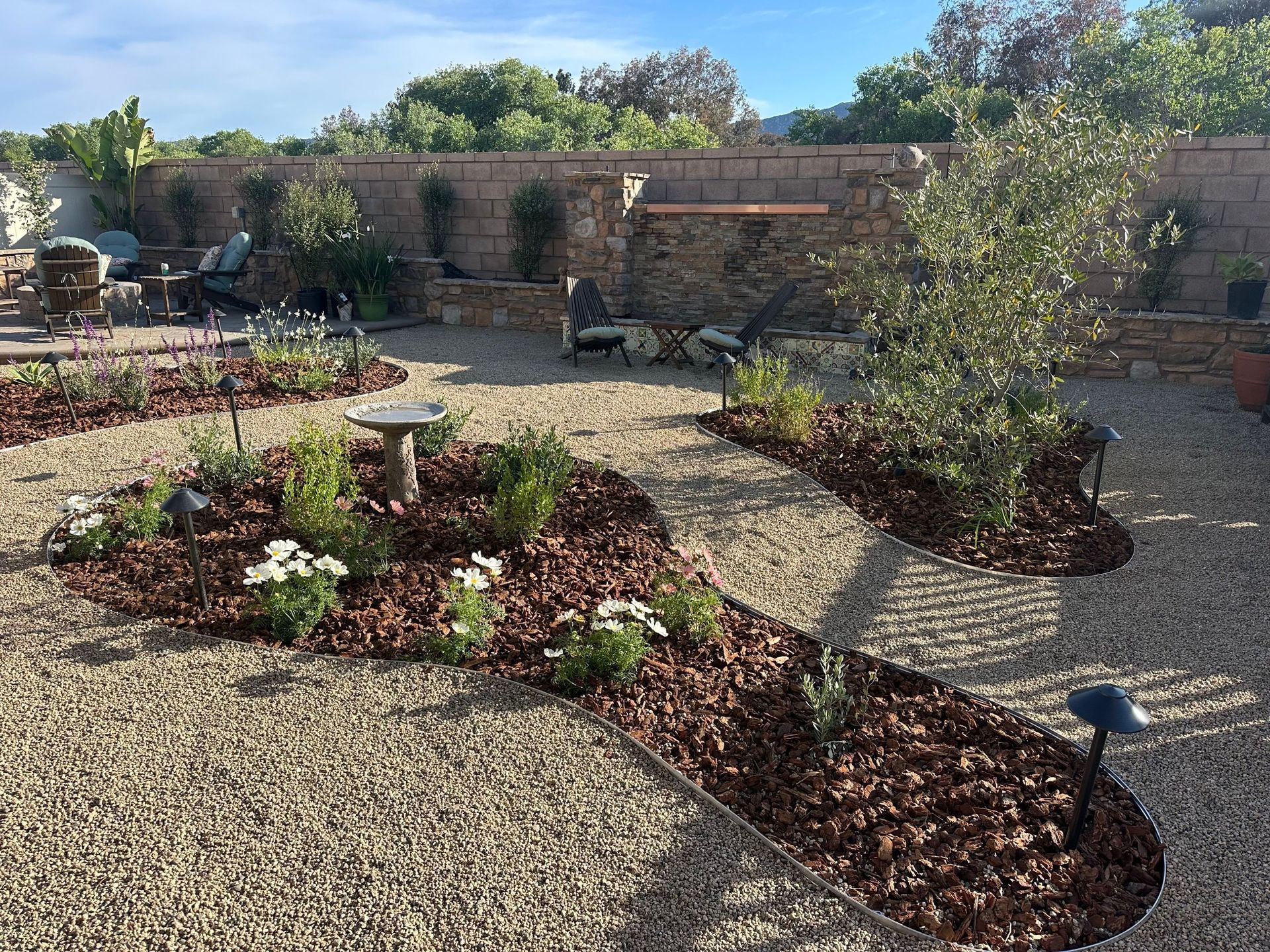 Summer Garden Stone Work