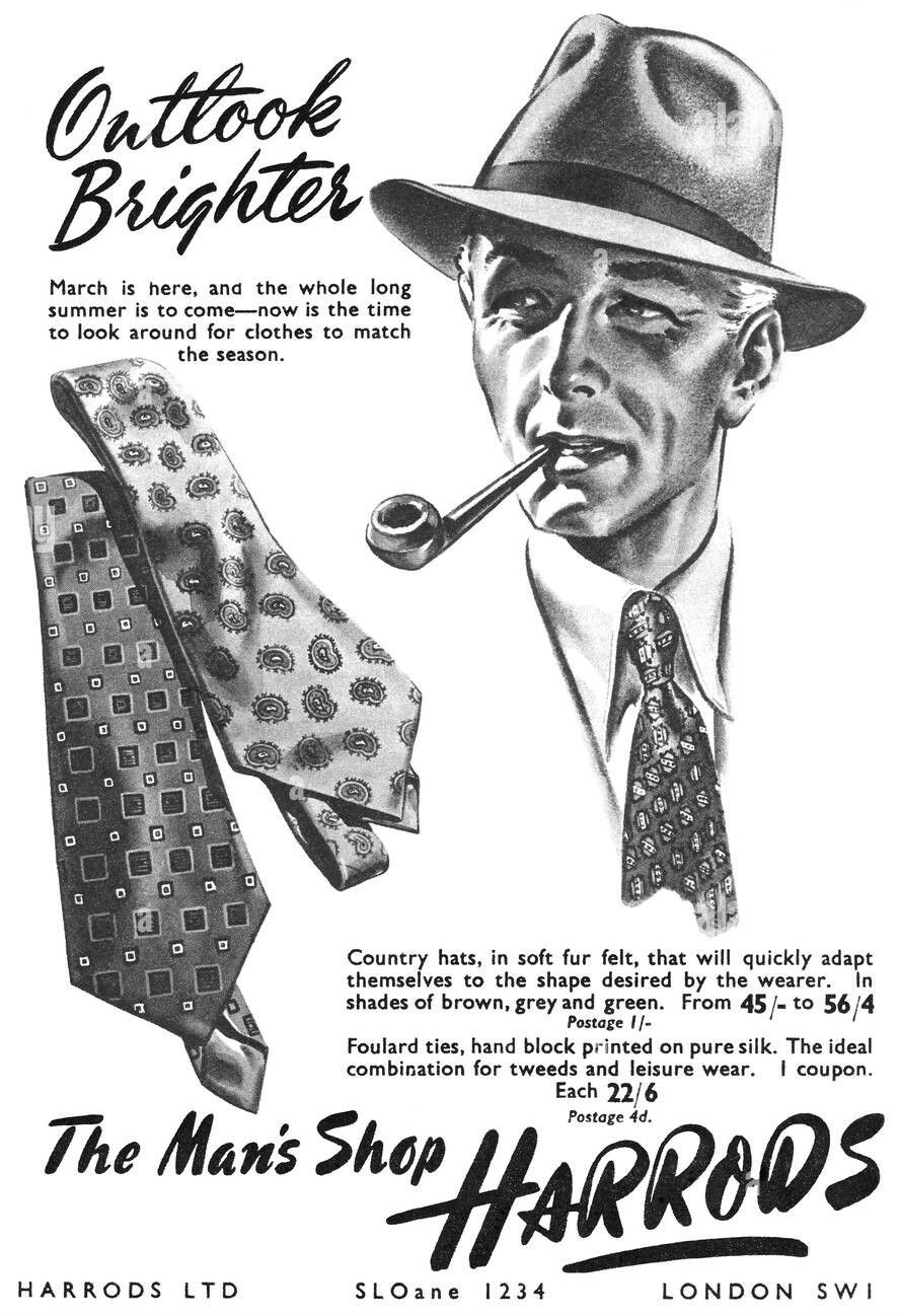 The Mans Shop Harrods Advert