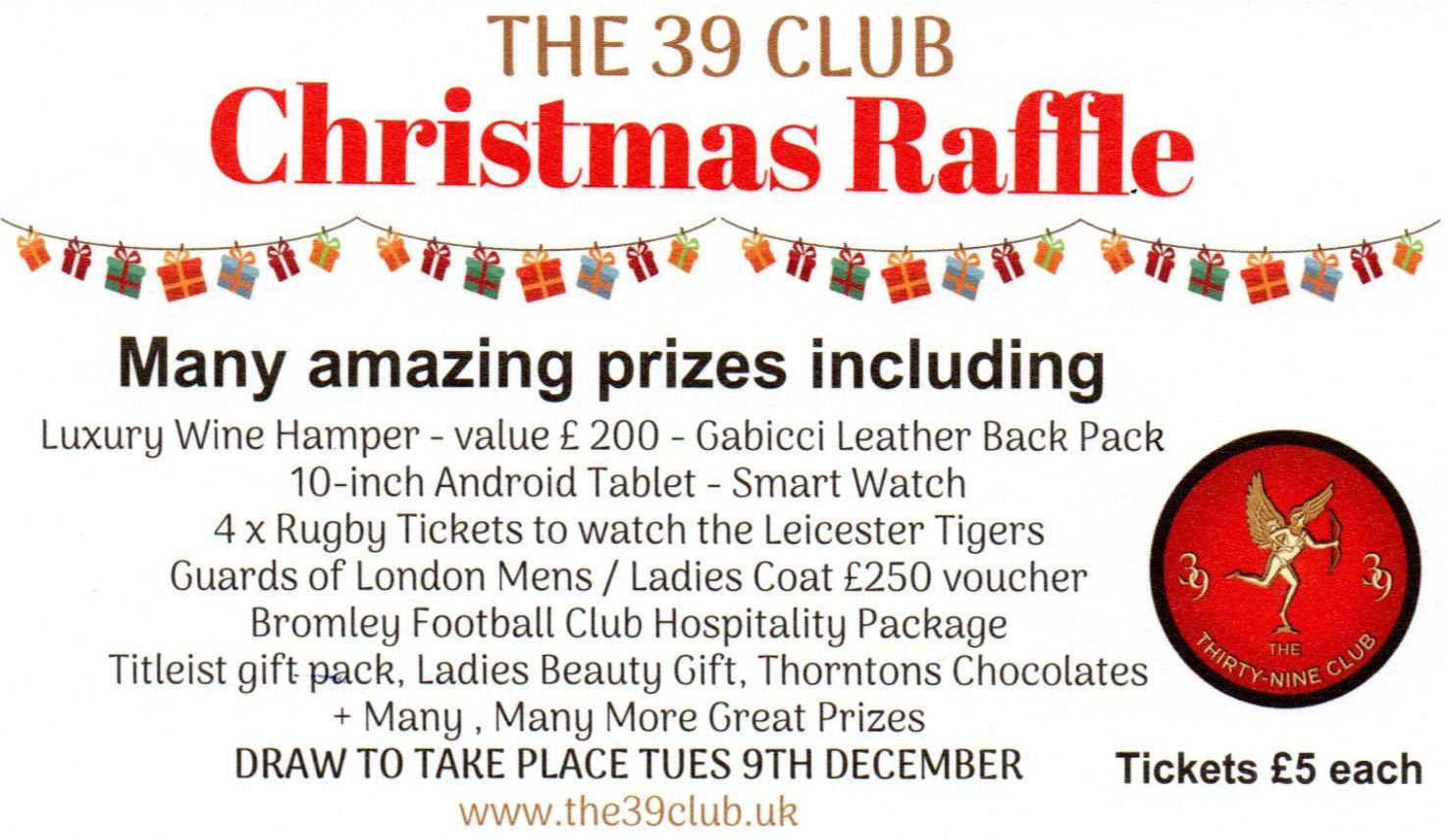 Christmas Raffle 25 o